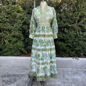 Vintage Avalon Classics Hippie 1970s Maxi Dress